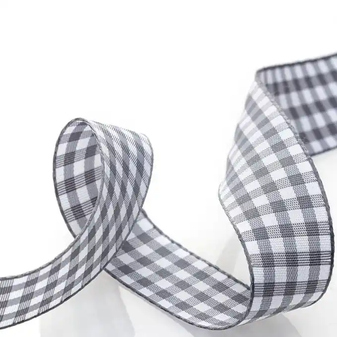 Vichy Band grau Knallerangebot