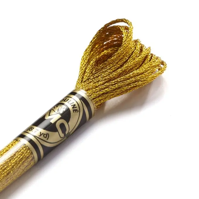 Finale Aktion Mouliné, metallisiert, 8-m-Strang, gelb – COL 3852