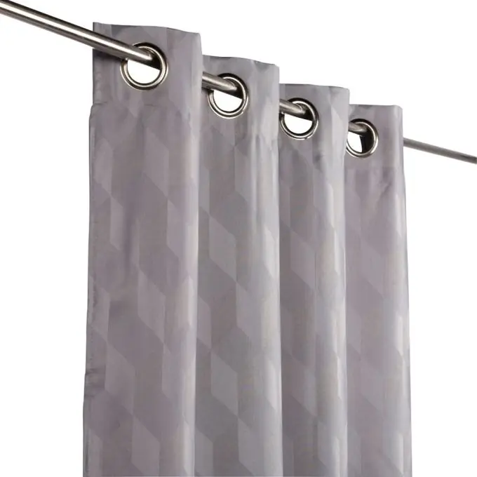 Kimono Vorhang Grau 140x260cm Elegantes Design Zertifiziert