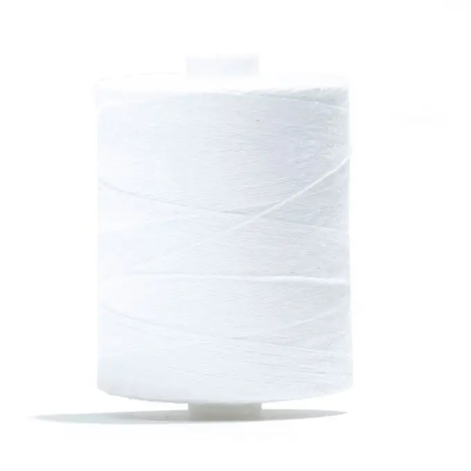 Heftgarnspule aus 100% Baumwolle, weiß Neuheit