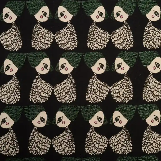 Jacquard-Stoff Puppenmuster 144 cm Breite Preiswert