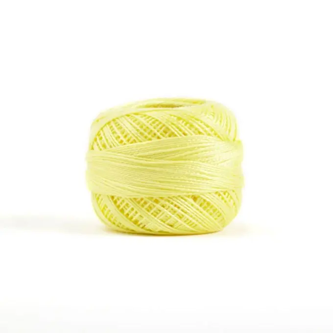 Perlgarn aus Baumwolle für Stickerei – Gelb bis Orange Knallerangebot