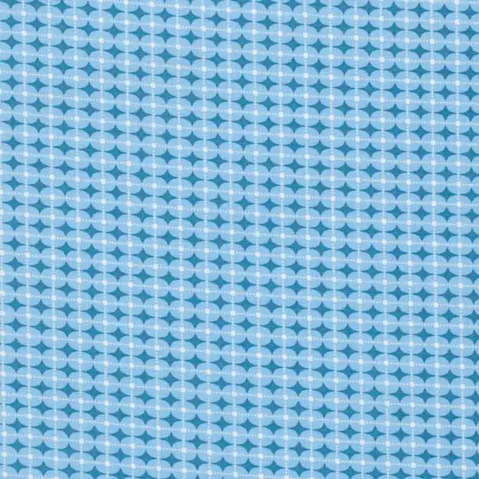 Blaue Baumwollstoff Aglae 160cm Breite Schnäppchen