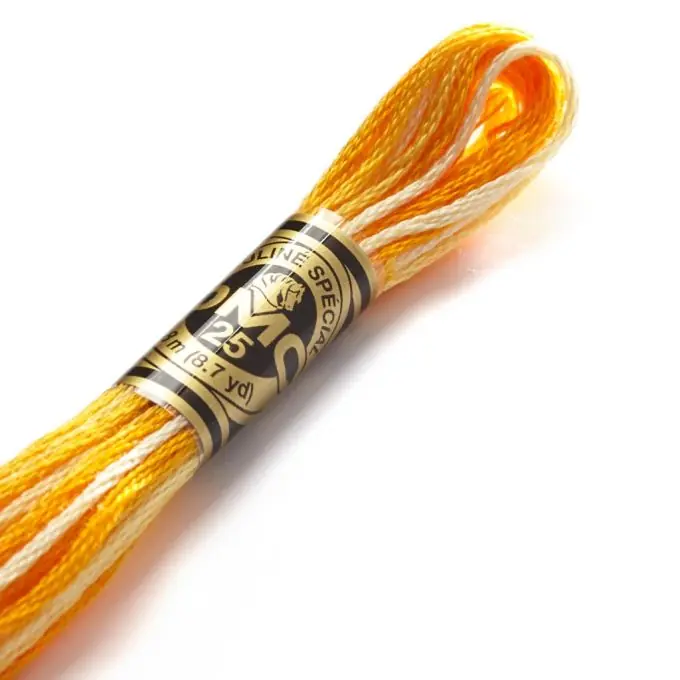 Mouliné-Faden Variation für Stickerei – Gelb – COL 90 Highlight