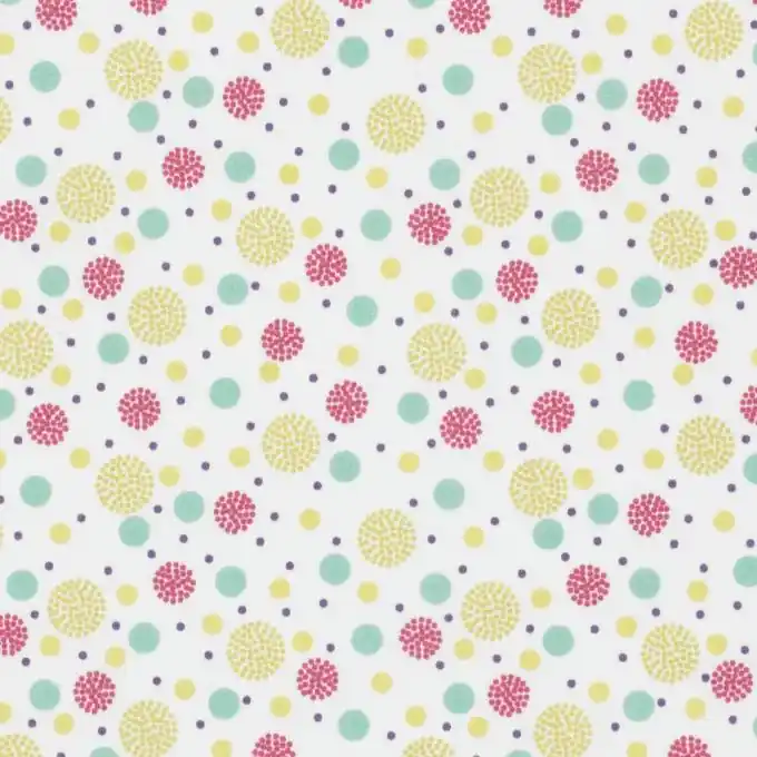 Kostenloser Rückversand Pompon Baumwollstoff