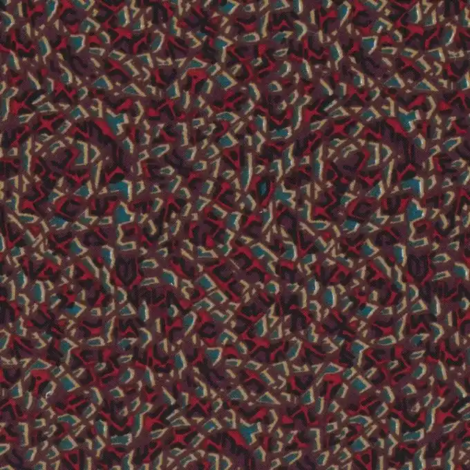 Violetter Druck Voile Stoff 145cm Breite Geprüft