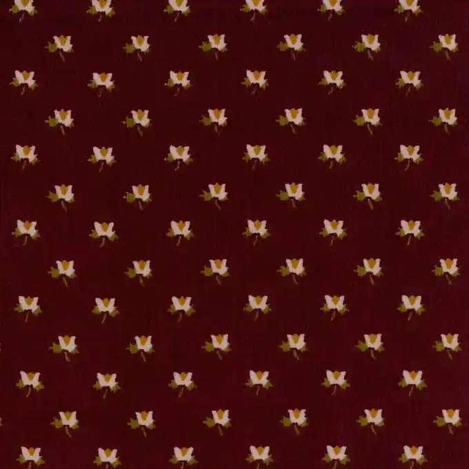 Wochenendangebot Micro-Blumen-Veloursstoff, 145 cm Breite