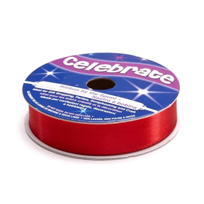 Satinbandspule, rot, 13 mm Jetzt Bestellen