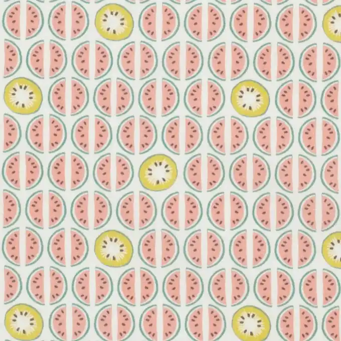 Baumwollstoff Koralle Wassermelonen-Design 160cm Breite Must-Have