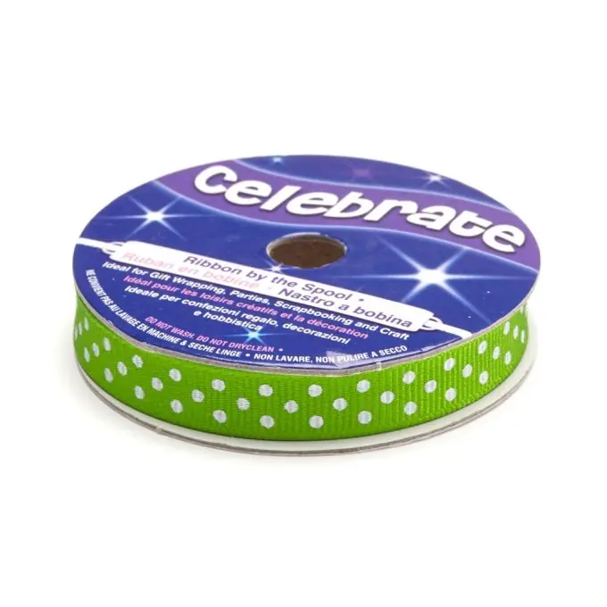 Grobkörnige Bandspule, grün und weiß Meistverkauft