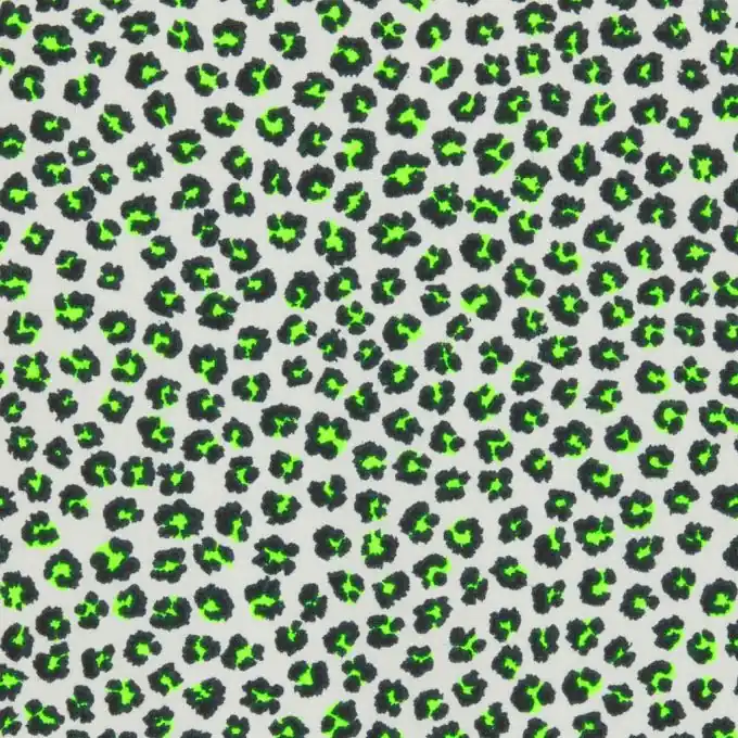 Top-Preis Popeline Baumwolle Panther fluo