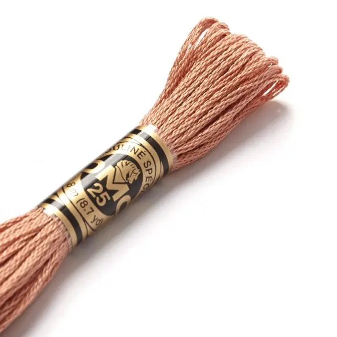 Handgefertigt Mouliné-Faden für Stickereien – Brauntöne – COL 3064