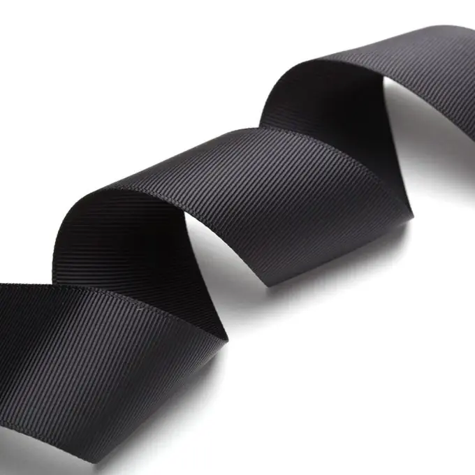 Ripsband – Schwarz 38mm Markenprodukt