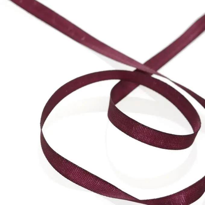 Bändchen zum Sticken, dunkelbordeaux, 4 mm Knallerangebot