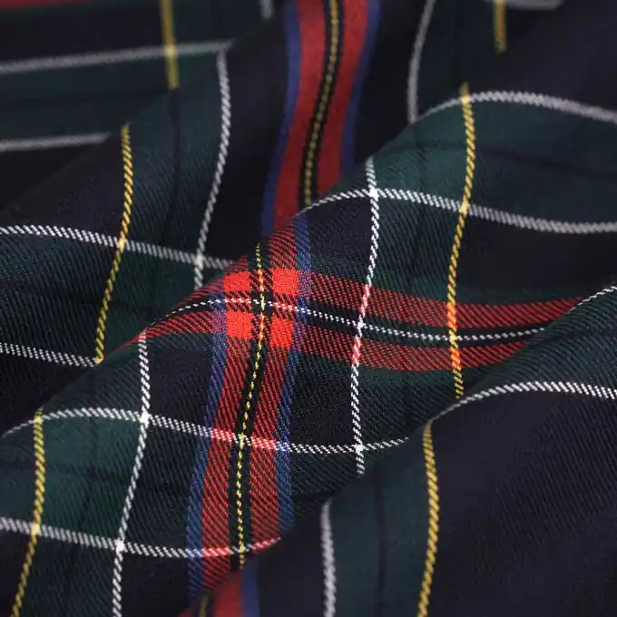 Tartan-Stoff mit Karos in blau, Clan Kostenloser Rückversand