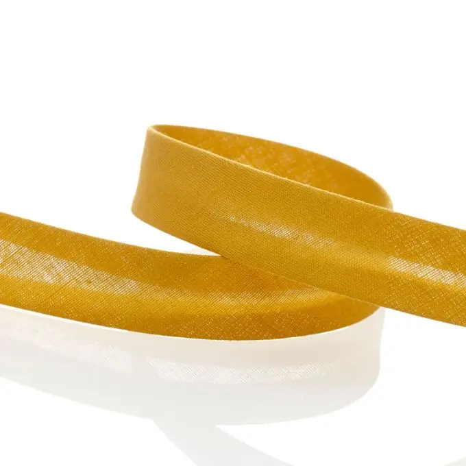 Geld-Zurück-Garantie Schrägband für alle Textilien – Ocker 20 mm