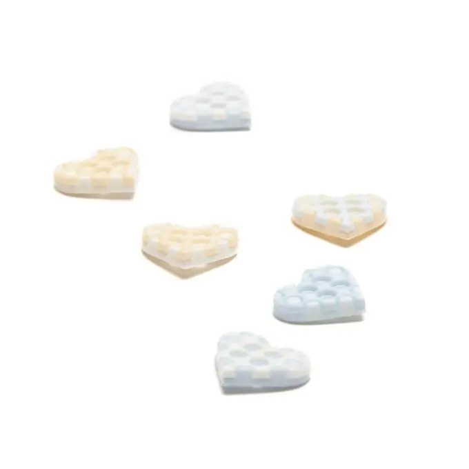 Billig Herzmosaik-Knopf-Set