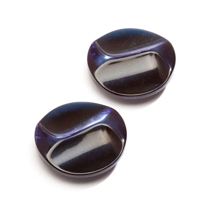 Jaspe Knopf marineblau Markenware