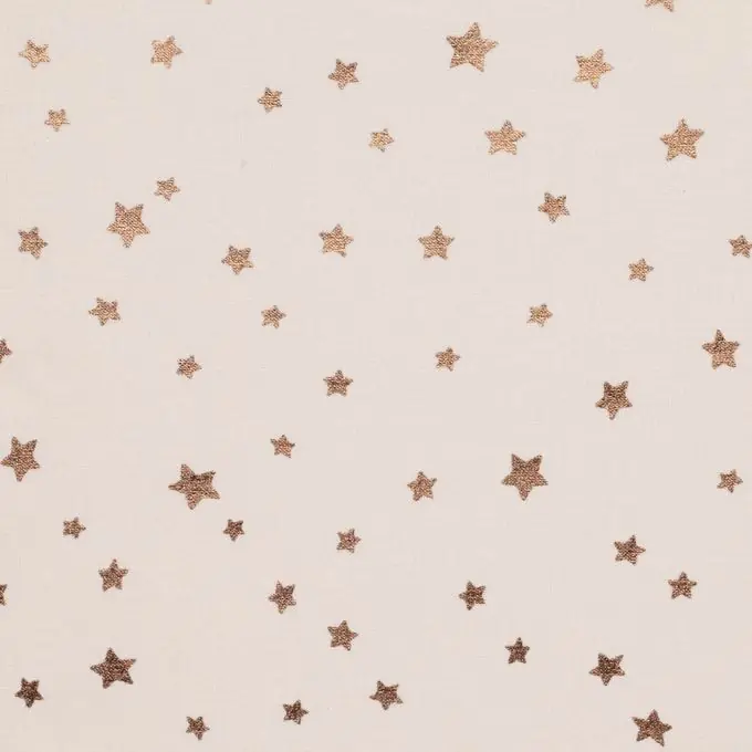Baumwollstoff Sterne Metallisiert 145cm Breite Hochwertig