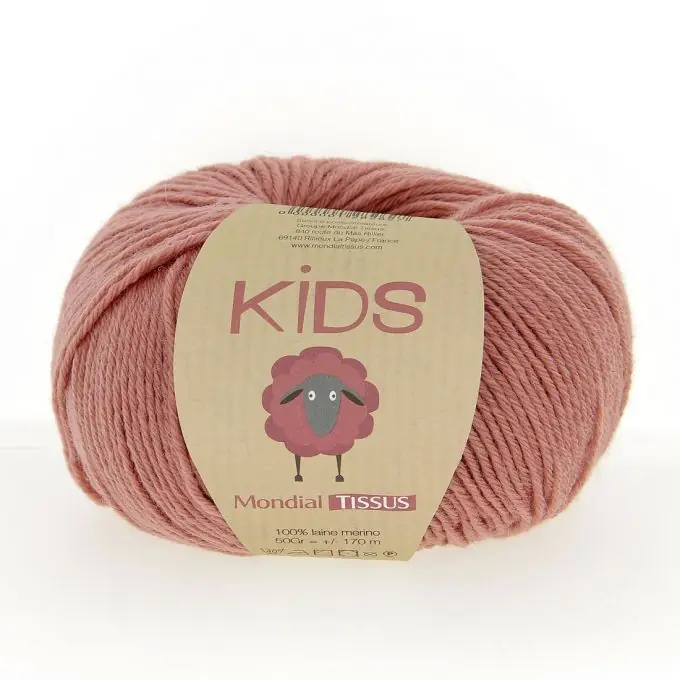 Letzte Chance Wollknäuel zum Stricken Kids, altrosa