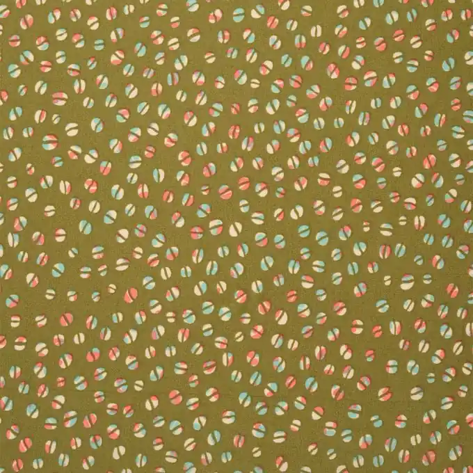 Viskosestoff Kaffeebohnen Khaki 145cm Breite Super-Preis