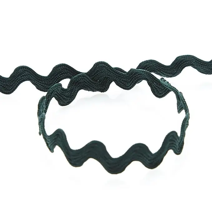 Zackenlitze – Dunkelgrün, 12 mm Garantierte Lieferung