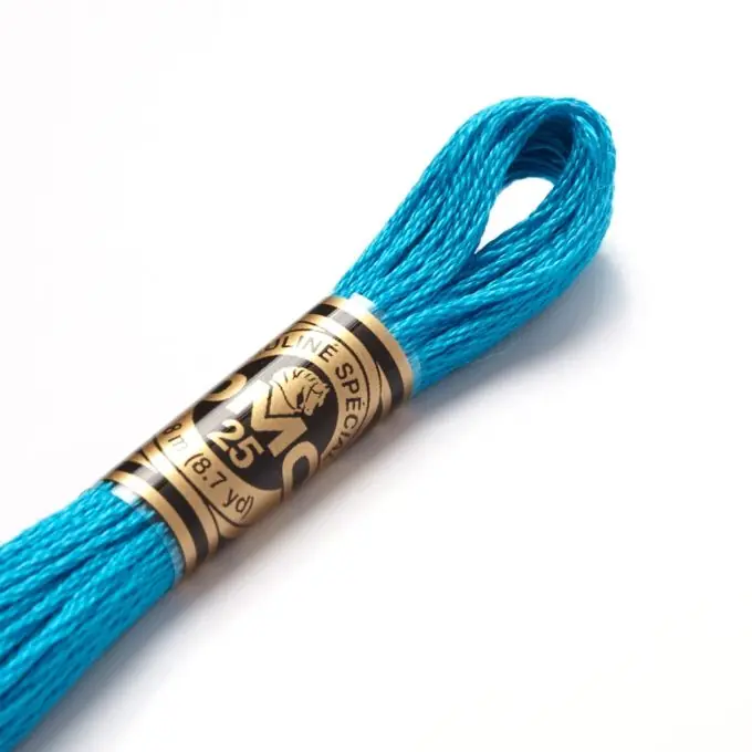 Mouliné-Faden für Stickereien – Blautöne – COL 3844 Großhandel