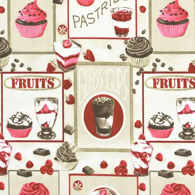 Glasscup Twill-Stoff 160cm Breite Heißes Angebot