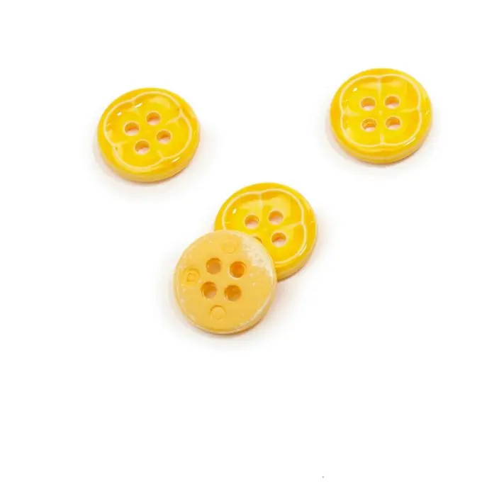 Knöpfe 4 Löcher gelb Mega-Angebot