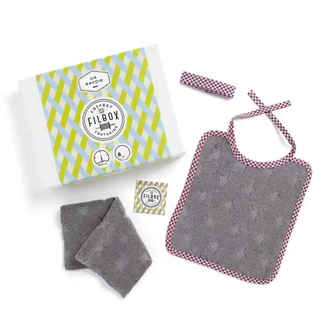 Exklusiv Filbox Bavoir Nähset – Kinderlätzchen Selbstgestalten Kit