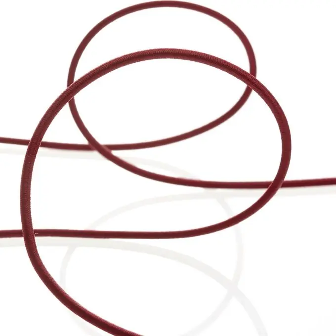 Elastikkordel 2,4 mm Bordeaux Kostenloser Rückversand