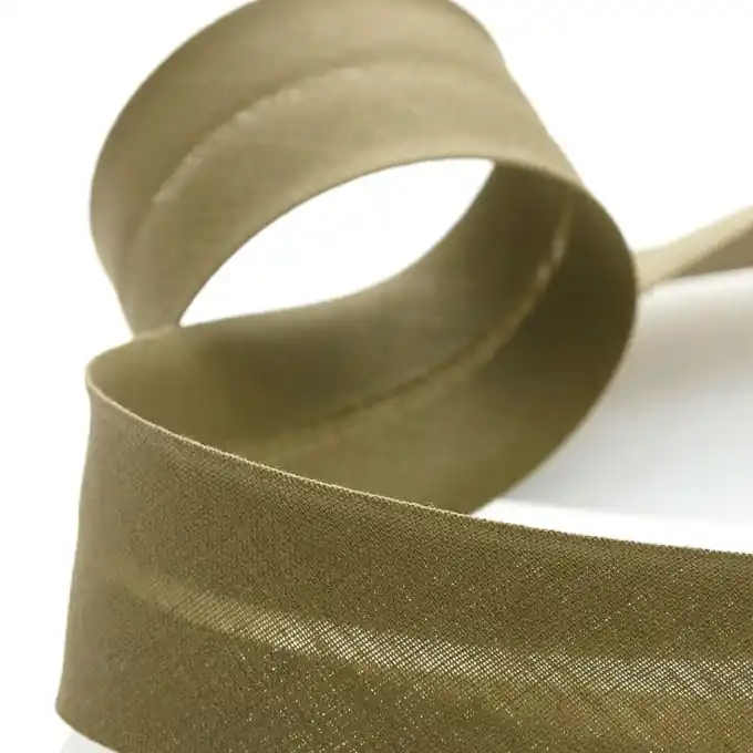 Schrägband für alle Textilien, khakigrün, 30 mm Kostenfreie Lieferung