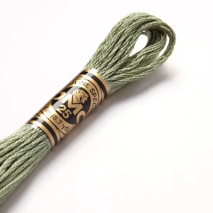 Schnäppchen Mouliné-Faden für Stickereien – Grüntöne – COL 522