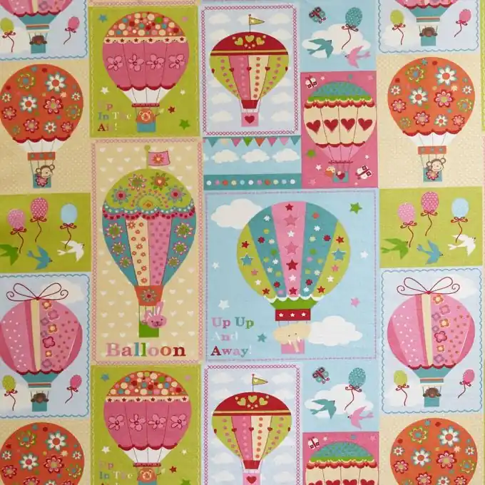 Baumwollstoff Montgolfière 160cm Breite Ausverkauf