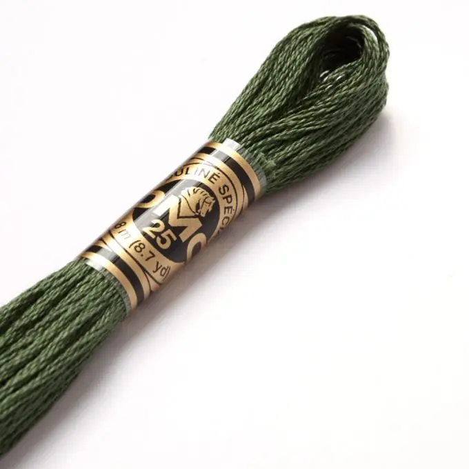 Heißes Angebot Mouliné-Faden für Stickereien – Grüntöne – COL 520