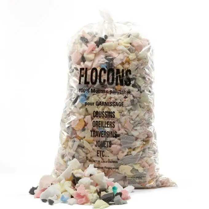 Paket Schaumflocken, bunt, 1 kg Mengenrabatt