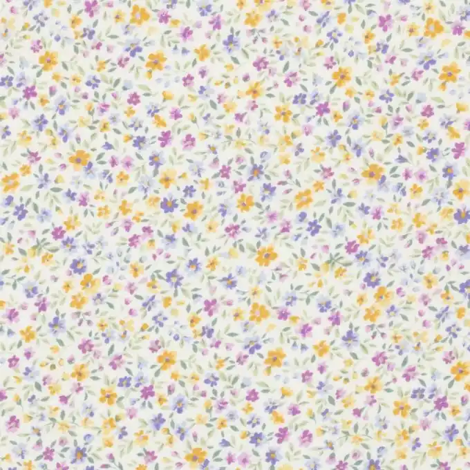 Baumwollstoff Aquarell Blumen 112 cm Breite Geld-Zurück-Garantie