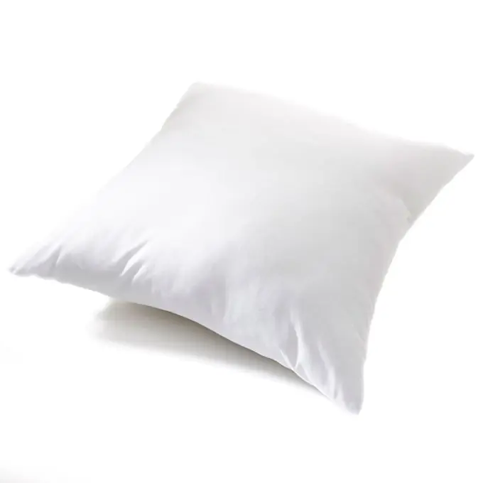 Weißes Kissen aus silikonisierter Faser Billig