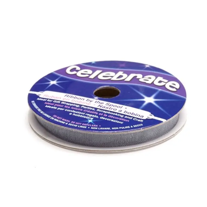 Organzabandspule, grau Sichere Zahlung