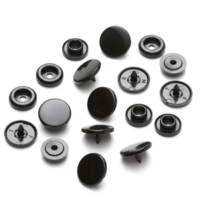 Druckknöpfe Color Snaps, schwarz Preisreduziert