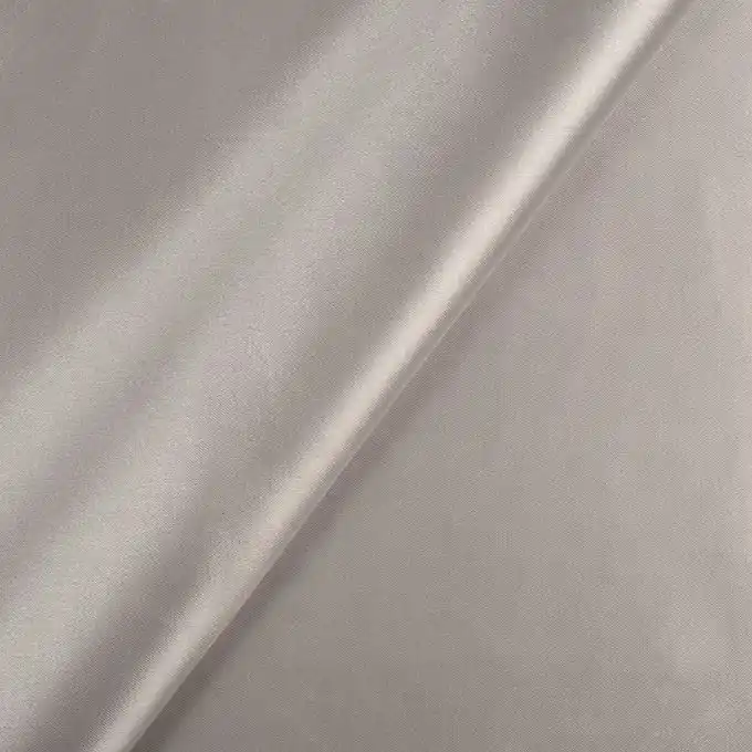 Satinstoff Grau Kracherpreis