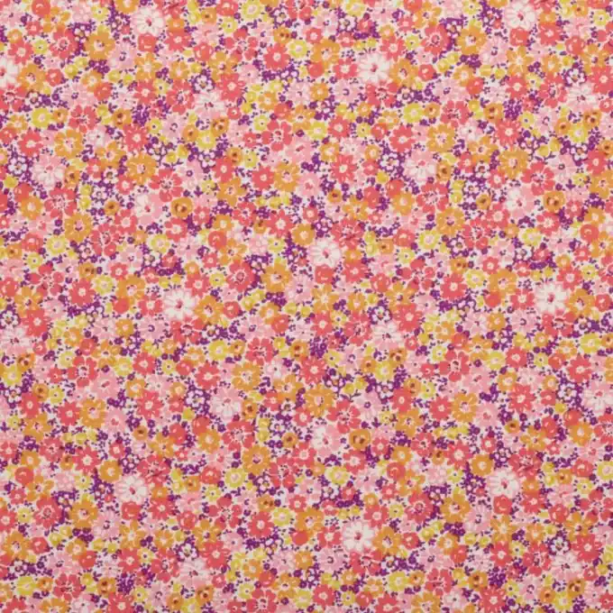 Schneller Versand Baumwollstoff kleine Blumen 112cm Breite