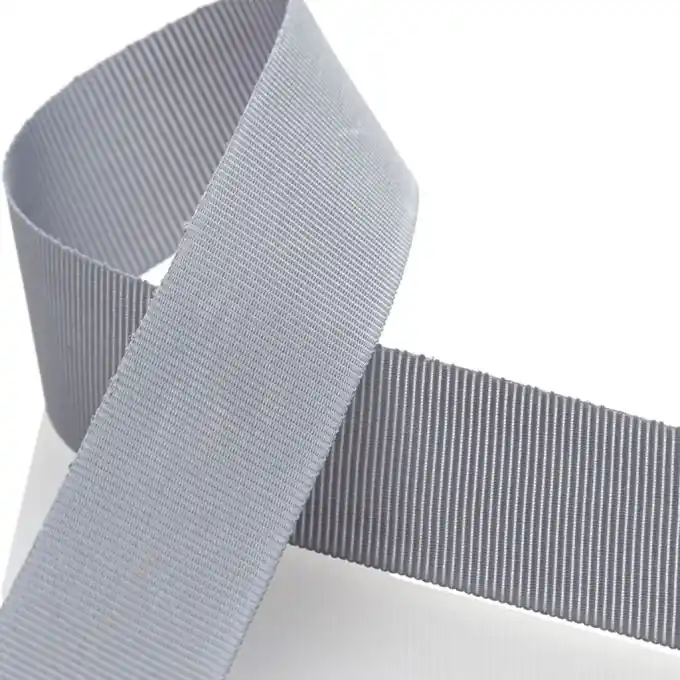 Echt Hut-Ripsband – Hellgrau