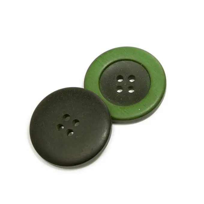 Begrenztes Angebot Knöpfe 4 Löcher schwarz grün