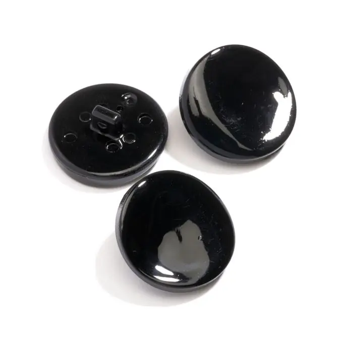 Neuheit Knopf Schwarz