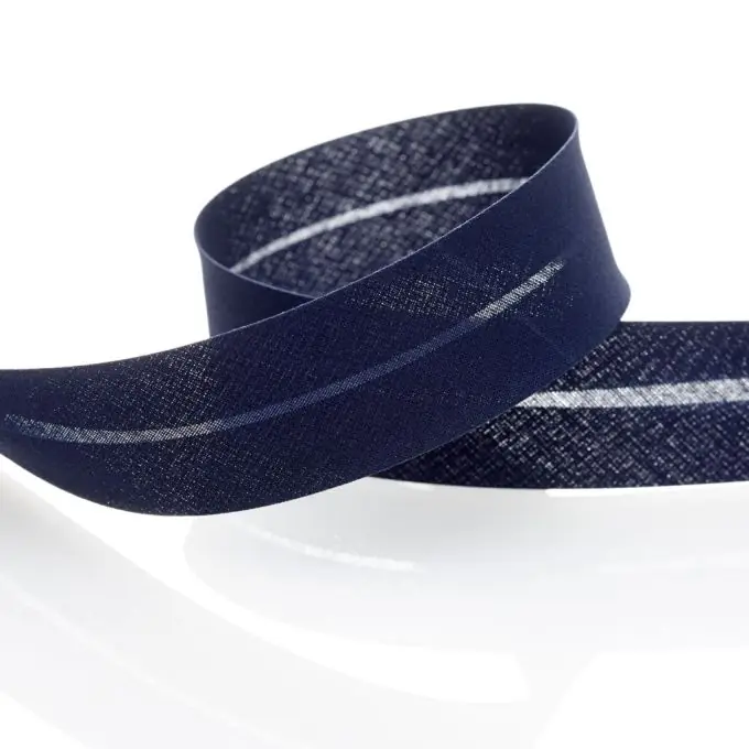 Schrägband für alle Textilien – Marineblau, 30 mm Sonderangebot