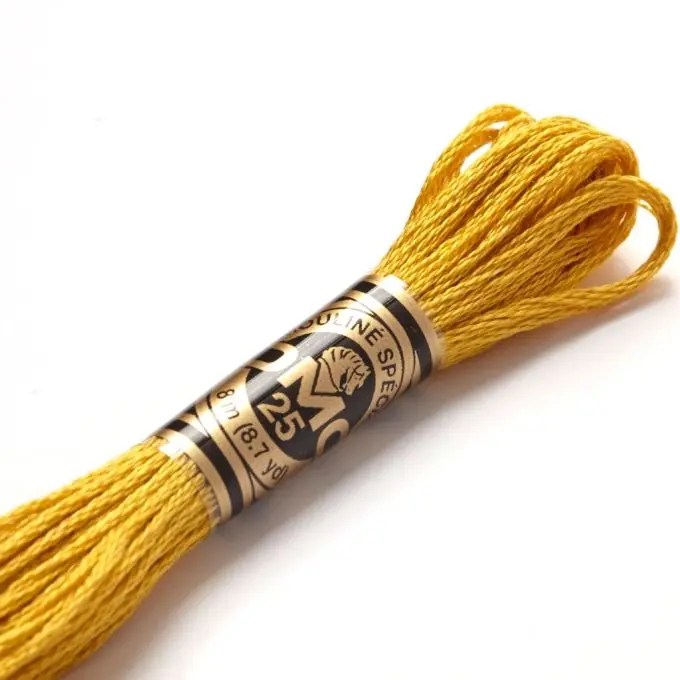 Preis Gesenkt Mouliné-Faden für Stickereien – Gelb- und Orangetöne – COL 3820