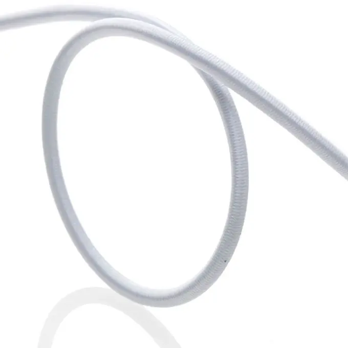 Gummiband in Kabeloptik für Liegestuhl – Weiß Kostenloser Rückversand