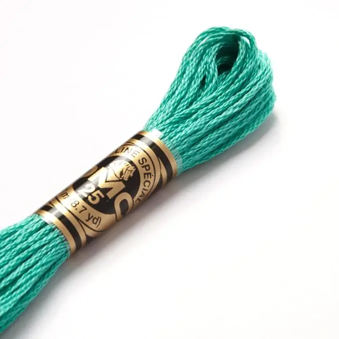 Kracherpreis Mouliné-Faden für Stickereien – Grüntöne – COL 3851
