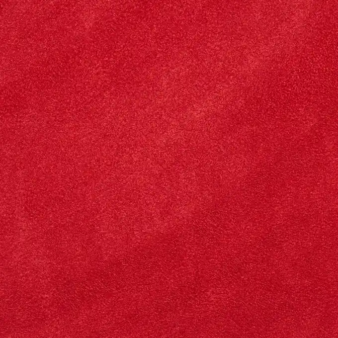Handgefertigt Rote Suedine, 150 cm Breite